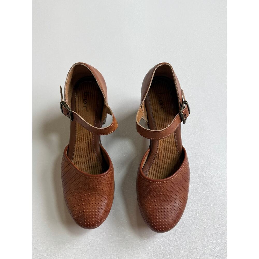 B.O.C Born Women's Tan Concept Gia Platform Clog Retro 1970s Shoes Size 8 - Picture 3 of 11